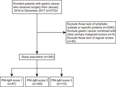 Frontiers Combined With Prognostic Nutritional Index And Igm For